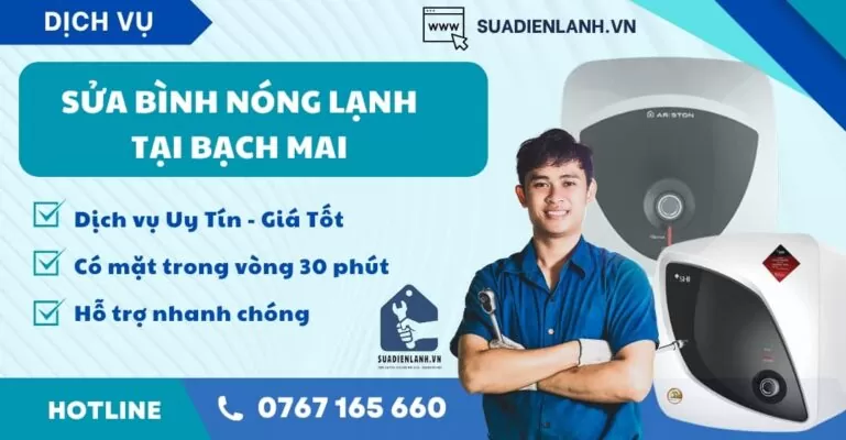 Sửa bình nóng lạnh tại Bạch Mai
