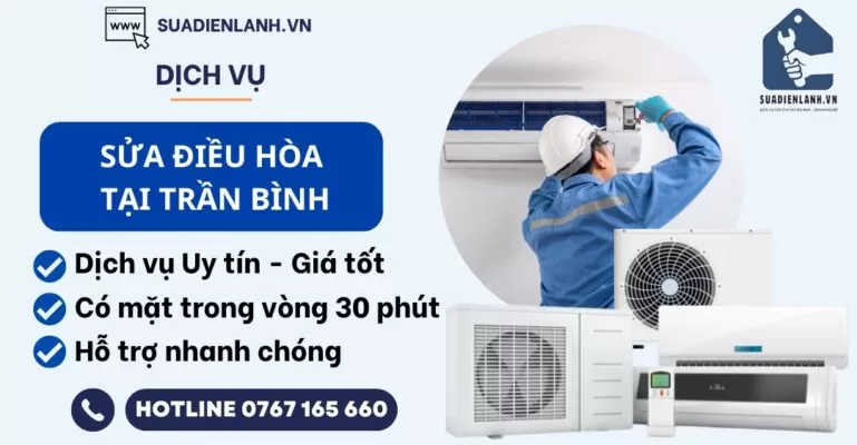 sửa điều hòa tại Trần Bình