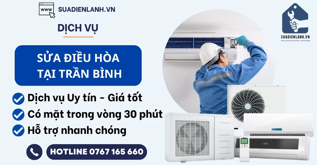 sửa điều hòa tại Trần Bình