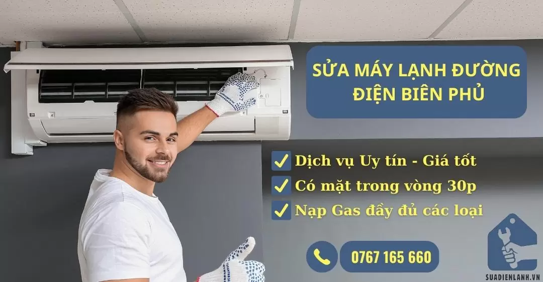 sửa máy lạnh đường Điện Biên Phủ suadienlanh.vn