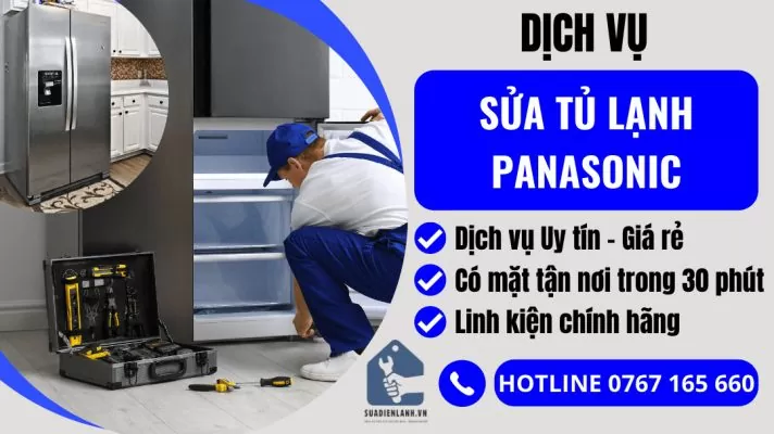 sửa tủ lạnh panasonic