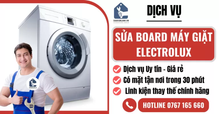sửa board máy giặt electrolux suadienlanh.vn