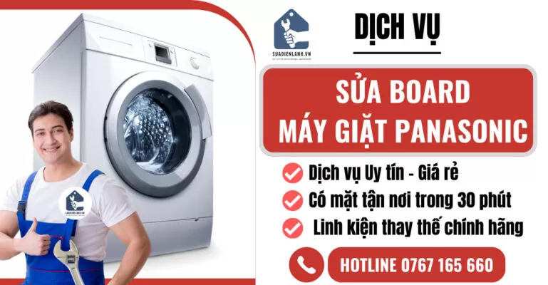 sửa board máy giặt panasonic suadienlanh.vn