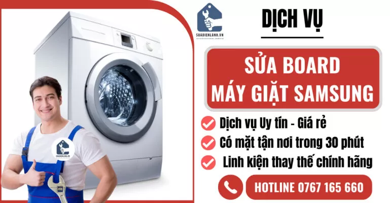 sửa board máy giặt samsung suadienlanh.vn