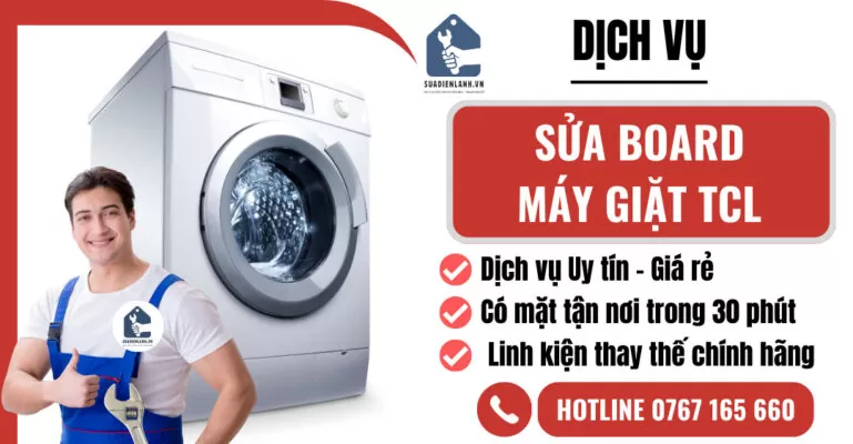 sửa board máy giặt tcl suadienlanh.vn