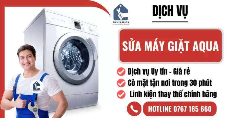 sửa máy giặt aqua suadienlanh.vn