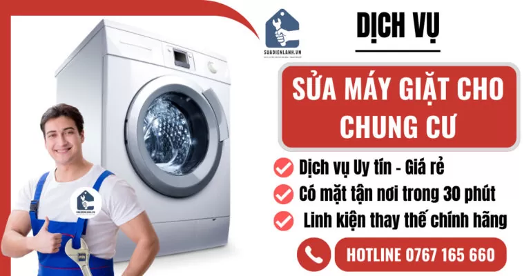 sửa máy giặt cho chung cư suadienlanh.vn