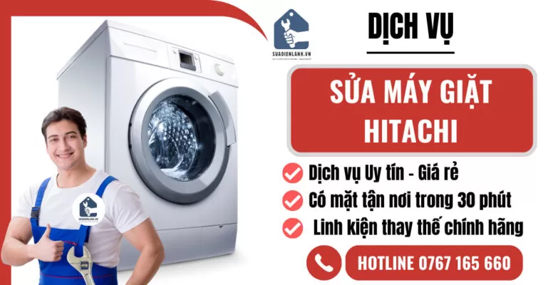 sửa máy giặt hitachi suadienlanh.vn