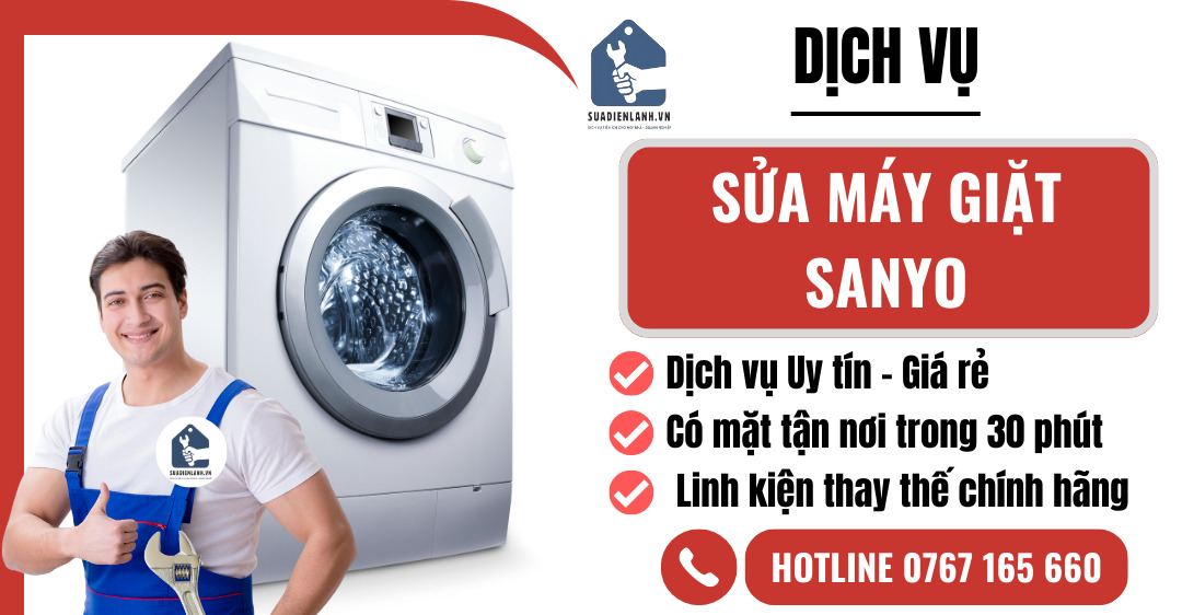 sửa máy giặt sanyo suadienlanh.vn