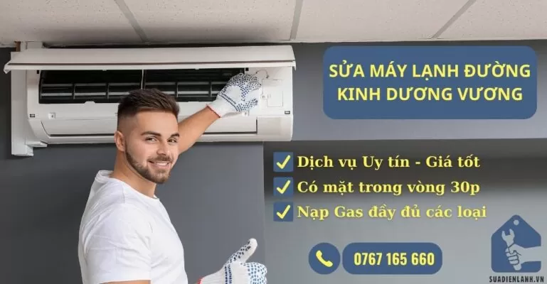 sửa máy lạnh đường Kinh Dương Vương suadienlanh.vn
