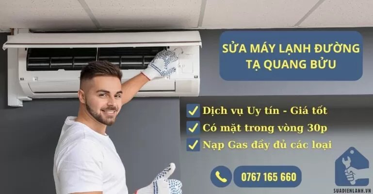 sửa máy lạnh đường Tạ Quang Bửu suadienlanh.vn