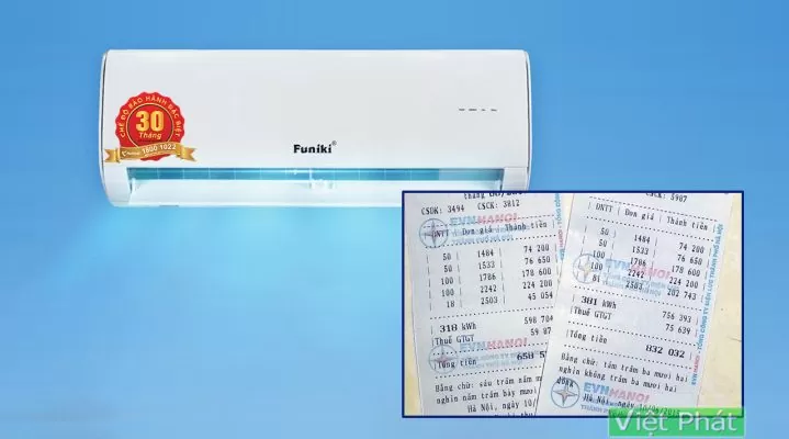 Cách tính điện năng tiêu thụ của máy lạnh