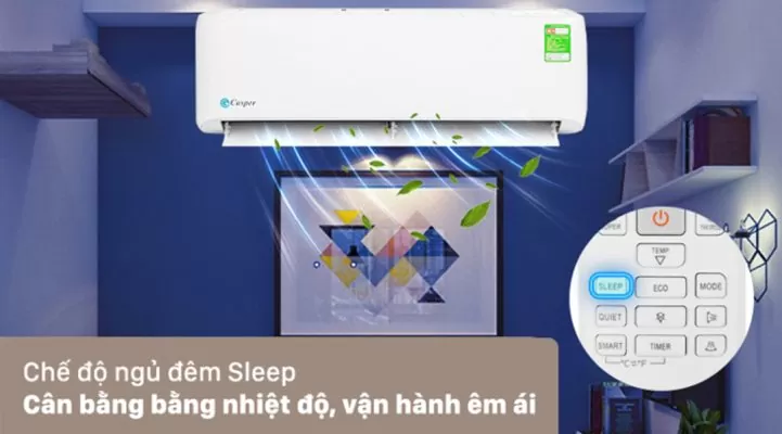chế độ sleep trên máy lạnh