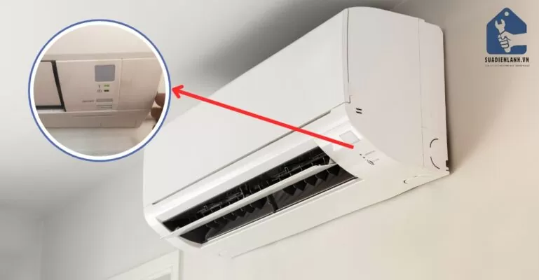 điều hòa nháy đèn xanh