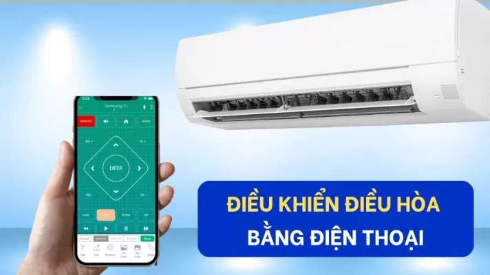 điều khiển điều hòa bằng điện thoại