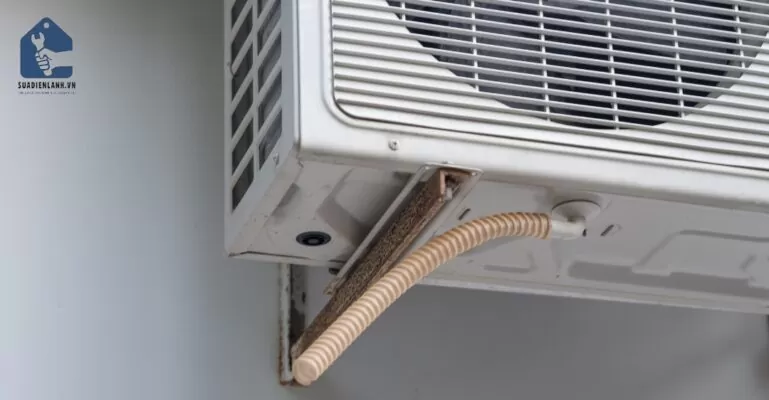 Hiện tượng điều hòa không chảy nước thải