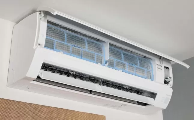 máy lạnh bị đóng tuyết