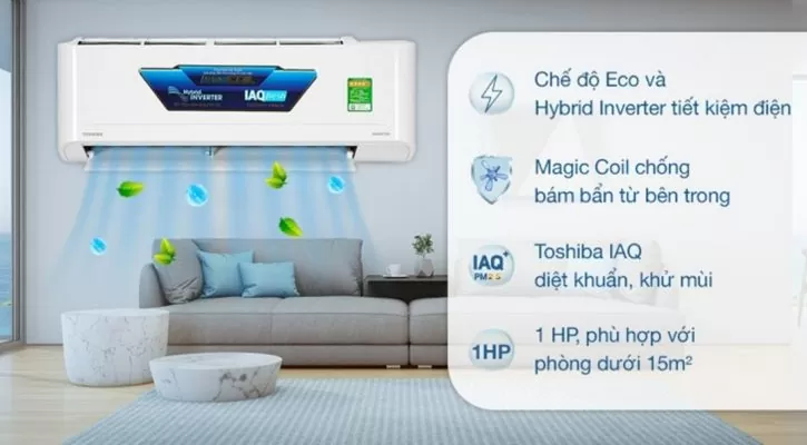 Phòng 15m2 dùng điều hoà bao nhiêu BTU