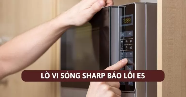 Lò vi sóng Sharp báo lỗi E5