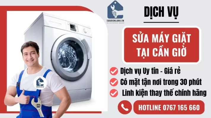 sửa máy giặt tại cần giờ