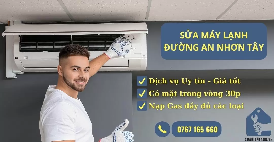 sửa máy lạnh đường An Nhơn Tây suadienlanh.vn