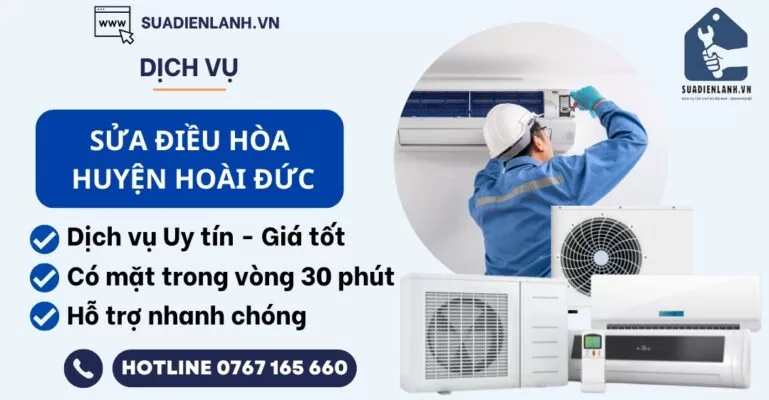 sửa điều hòa huyện Hoài Đức