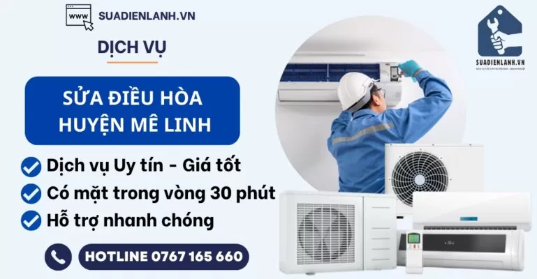 sửa điều hòa huyện Mê Linh