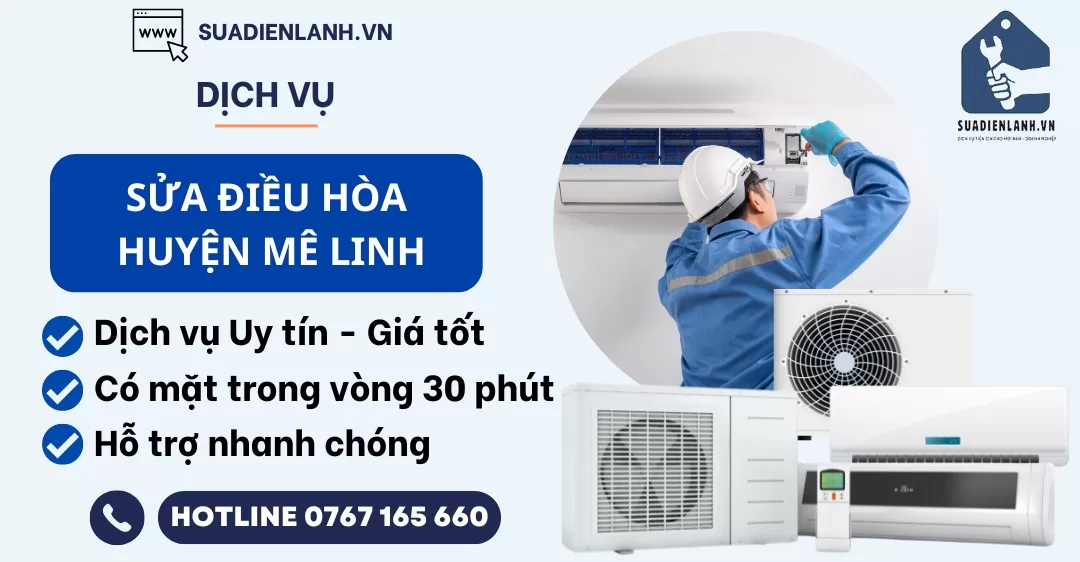 sửa điều hòa huyện Mê Linh
