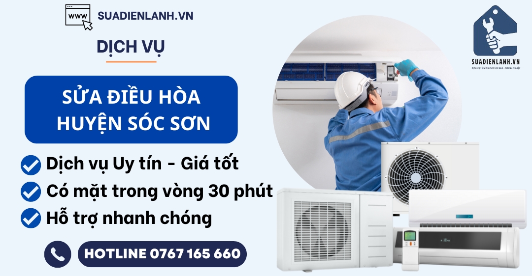 sửa điều hòa huyện Sóc Sơn