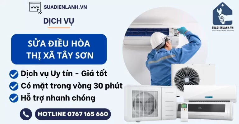 sửa điều hòa thị xã Tây Sơn