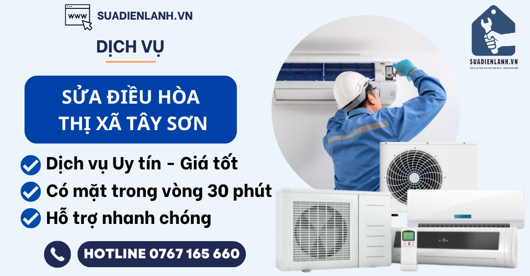 sửa điều hòa thị xã Tây Sơn