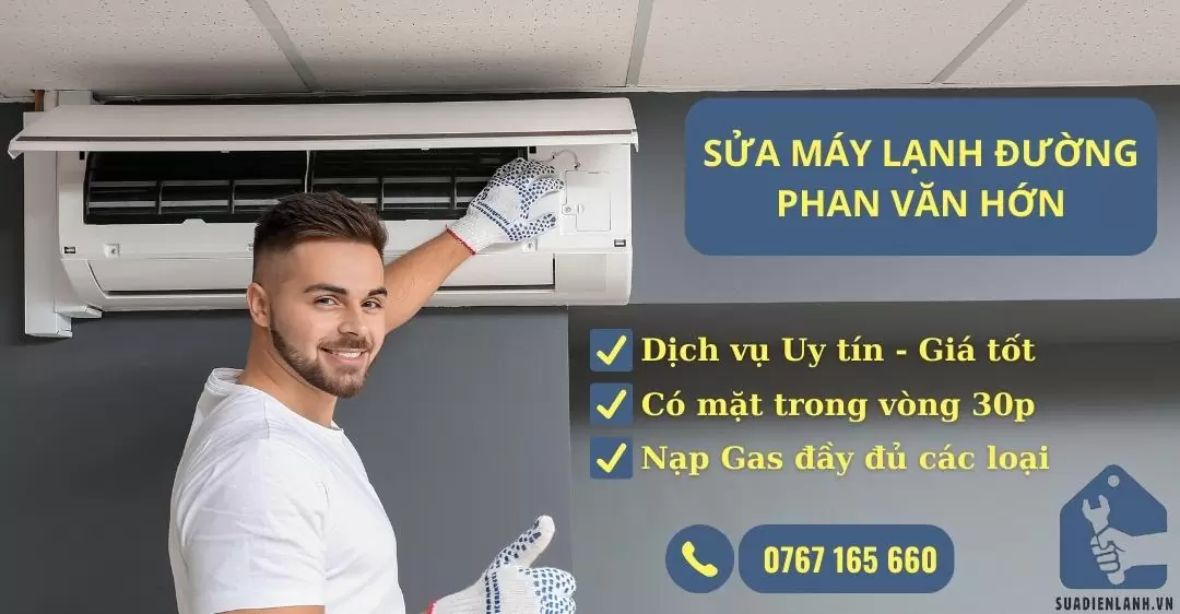 sửa máy lạnh đường Phan Văn Hớn suadienlanh.vn