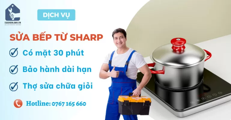 Sửa Bếp Từ Sharp suadienlanh.vn