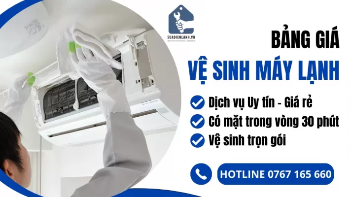 Bảng giá vệ sinh máy lạnh
