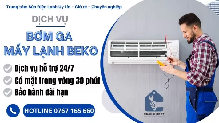 bơm ga máy lạnh Beko