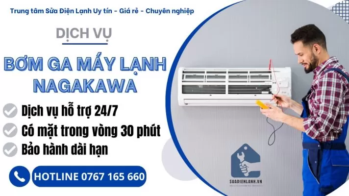 bơm ga máy lạnh Nagakawa