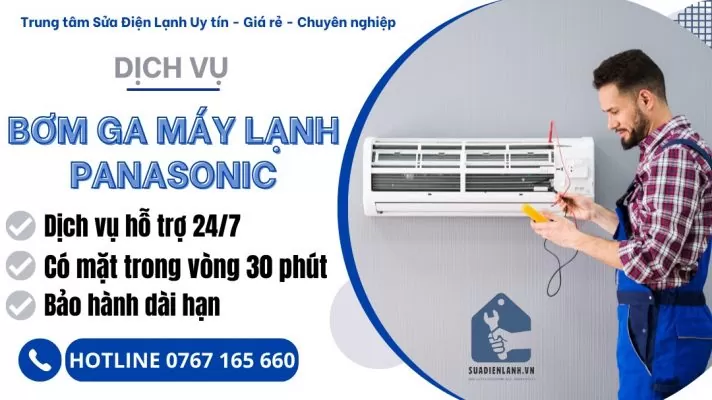 bơm ga máy lạnh Panasonic