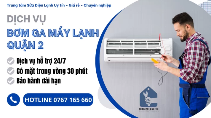bơm ga máy lạnh quận 2