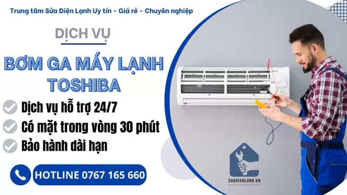 bơm ga máy lạnh Toshiba