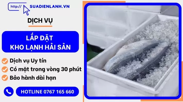 lắp đặt kho lạnh hải sản