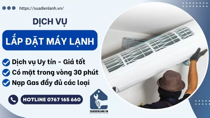 Lắp đặt máy lạnh Uy tín