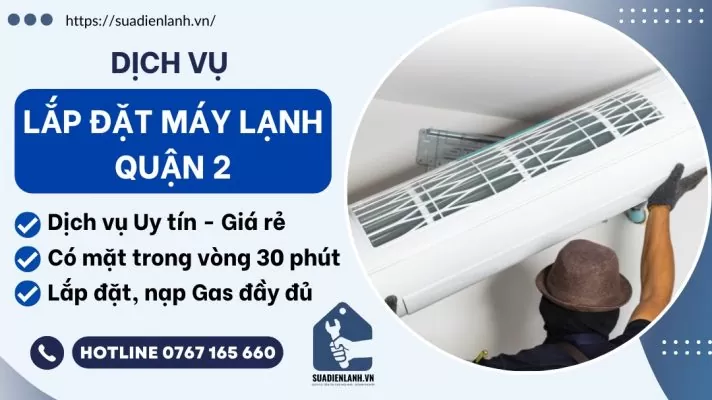 Lắp đặt máy lạnh quận 2