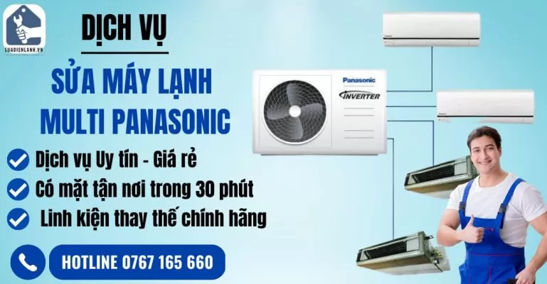 sửa máy lạnh multi panasonic suadienlanh.vn