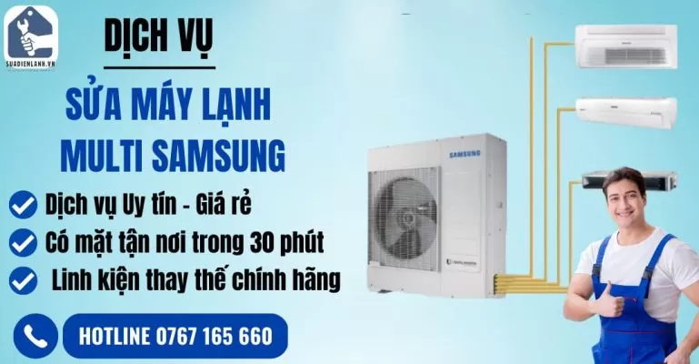 sửa máy lạnh multi samsung suadienlanh.vn