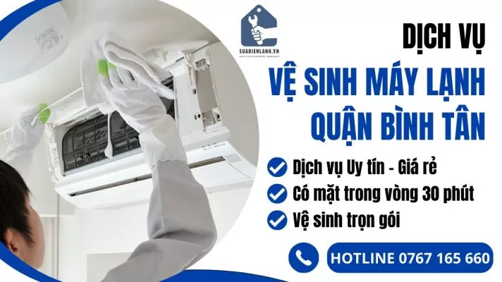 Vệ sinh máy lạnh quận Bình Tân