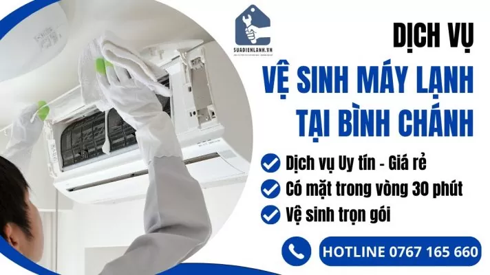 Vệ sinh máy lạnh tại Bình Chánh