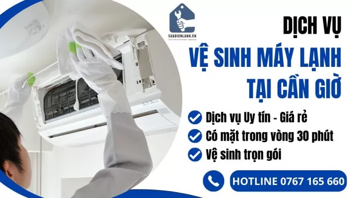 Vệ sinh máy lạnh tại Cần Giờ