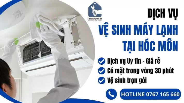 Vệ sinh máy lạnh tại Hóc Môn
