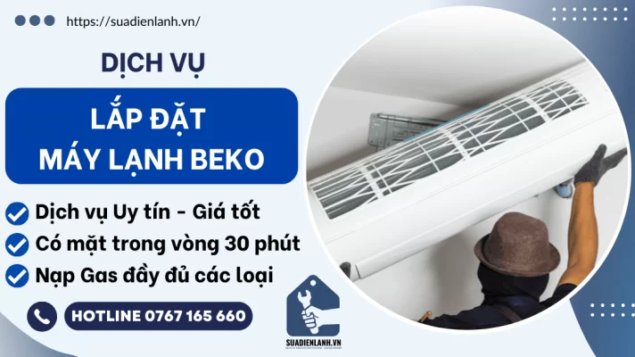Lắp đặt máy lạnh Beko