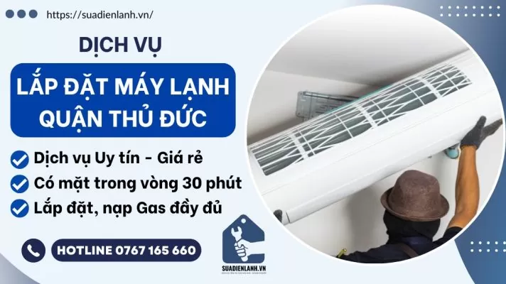 Lắp đặt máy lạnh quận Thủ Đức